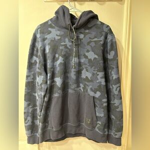 Karl Lagerfeld Navy Camo Hoodie Size M